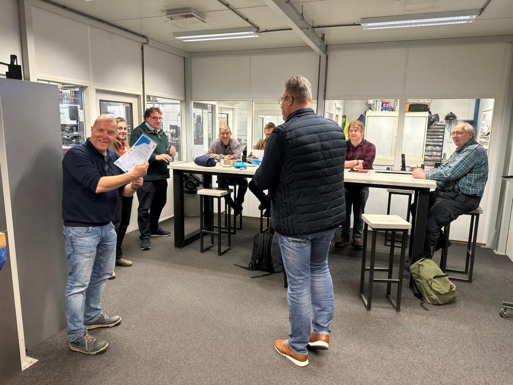 Cursisten waren blij en tevreden, veel geleerd.